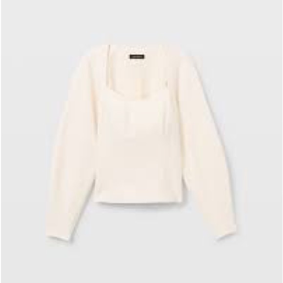 Club Monaco Scuptural Sleeve Top - Picture 5 of 10